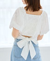 MAJESTIC LEGON | 刺繍レースコットンブラウス(シャツ/ブラウス)
