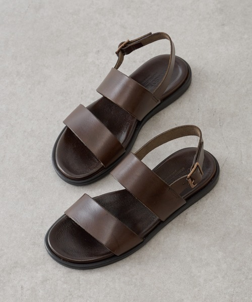 BEARDSLEY（ビアズリー）の「《CORSO ROMA 9・35～39サイズ》ストラップサンダル（サンダル・レディース・ブラック/キャメル・35/36/37/38/39）」の14枚目の写真