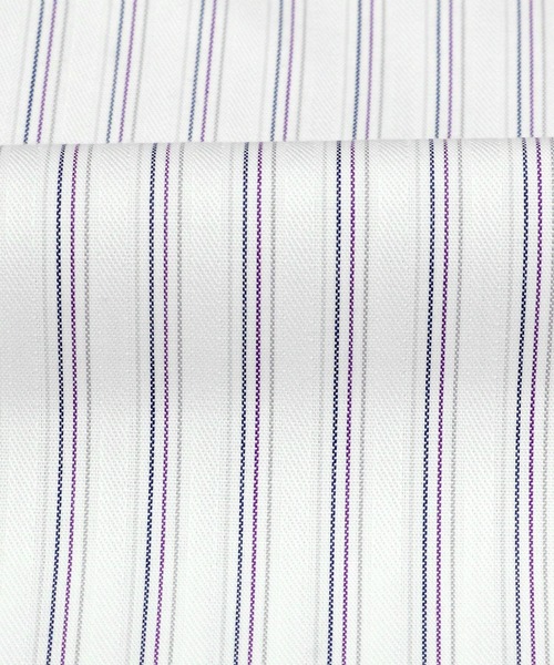 TOKYO SHIRTS（トウキョウシャツ）の「形態安定ノーアイロン レギュラー 七分袖ビジネスワイシャツ（ビジネスシャツ・レディース・ライトパープル・S/M/L/LL/XL）」の5枚目の写真