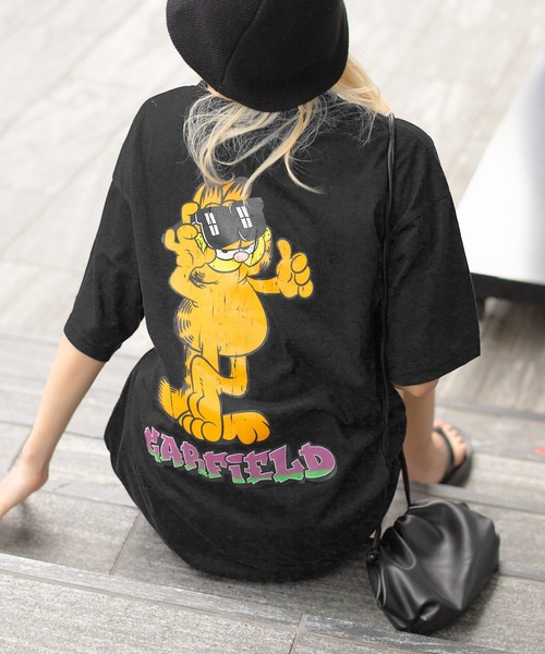 SpRay（スプレイ）の「ＧＡＲＦＩＥＬＤ　Ｔシャツ（Tシャツ/カットソー・レディース・オフホワイト/ブラック/ダークグリーン・FREE）」の3枚目の写真