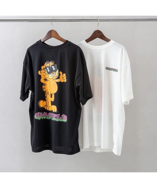 SpRay（スプレイ）の「ＧＡＲＦＩＥＬＤ　Ｔシャツ（Tシャツ/カットソー・レディース・オフホワイト/ブラック/ダークグリーン・FREE）」の4枚目の写真