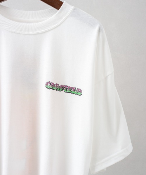 SpRay（スプレイ）の「ＧＡＲＦＩＥＬＤ　Ｔシャツ（Tシャツ/カットソー・レディース・オフホワイト/ブラック/ダークグリーン・FREE）」の9枚目の写真