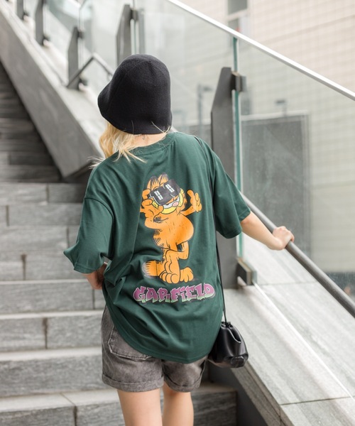 SpRay（スプレイ）の「ＧＡＲＦＩＥＬＤ　Ｔシャツ（Tシャツ/カットソー・レディース・オフホワイト/ブラック/ダークグリーン・FREE）」の13枚目の写真