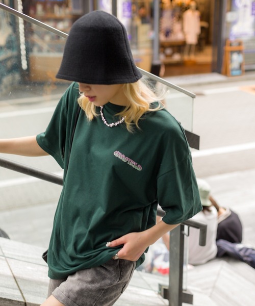 SpRay（スプレイ）の「ＧＡＲＦＩＥＬＤ　Ｔシャツ（Tシャツ/カットソー・レディース・オフホワイト/ブラック/ダークグリーン・FREE）」の15枚目の写真