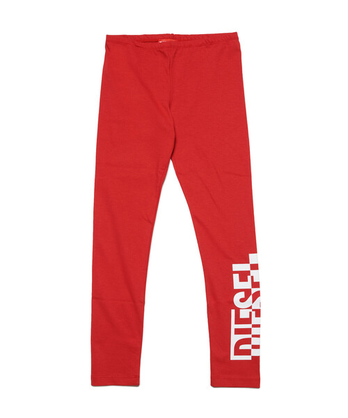 DIESEL(ディーゼル)の「キッズ レギンスパンツ ロゴ(レギンス/スパッツ・キッズ・レッド/ブラック・6Y/12Y/14Y/8Y/10Y/4Y)」の4枚目の写真