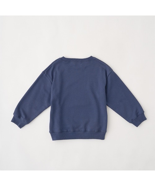 b・ROOM（ビールーム）の「【表コットン毛玉バイバイ】アソートプリントスウェット（スウェット・キッズ・オートミール/ネイビー/チャコール/グレイッシュベージュ/ダークグリーン/グレイッシュブルー・100cm/110cm/120cm/130cm/140cm/150cm）」の9枚目の写真