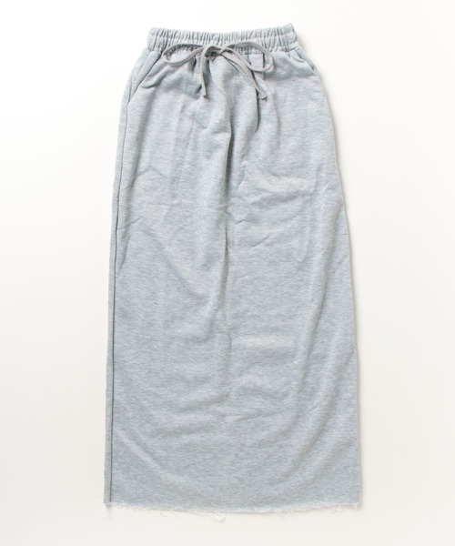 ROOPTOKYO（ループトウキョウ）の「▲Sweat Long Skirt / スウェットロングスカート（スカート・レディース・ブラック/グレー・FREE）」の5枚目の写真