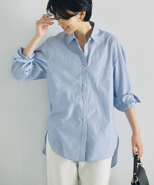 BABYLONE バビロン ベーシックコットンシルクシャツ BABYLONE（バビロン）の「ベーシックコットンシルクシャツ