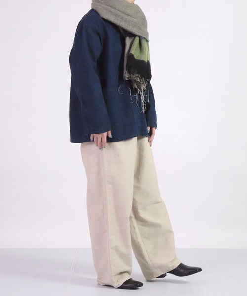 KHATA（カタ）の「[KHATA ]コンビショール（マフラー・レディース・グレー系その他・FREE）」の9枚目の写真
