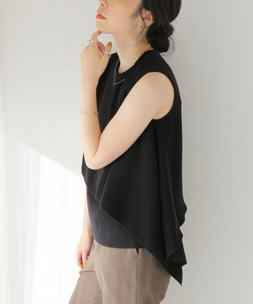 the newhouse トップス　ザニューハウス セール】【THE NEWHOUSE/ザ ニューハウス】REYNES TOP：ブラウス
