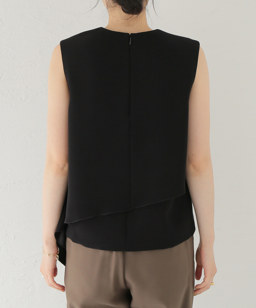 THE NEW HOUSE ビッグシャツ black セール】【THE NEWHOUSE/ザ ニューハウス】REYNES TOP：ブラウス