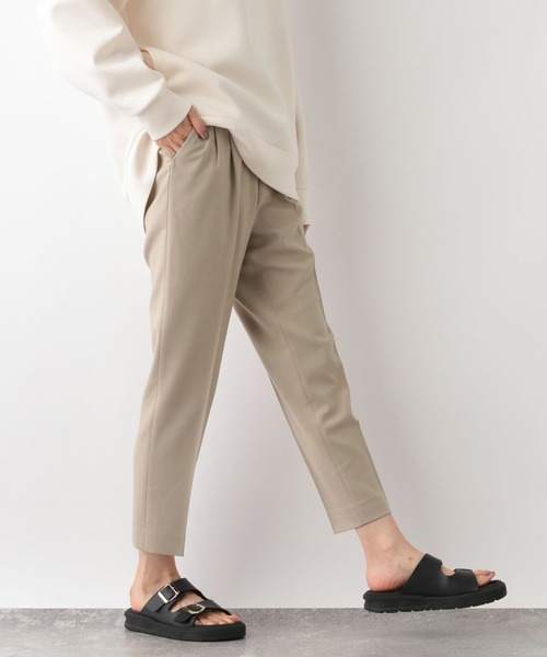 GLOBAL WORK(グローバルワーク)の「ウツクシルエットテーパードパンツ/704417(その他パンツ・レディース・ダークブラウン/スミクロ/ブラウン系その他/ブルー系その他/ネイビー/ブラック/グリーン系その他2/オレンジ系その他/グレー系その他/ブルー系その他2/ベージュ/グリーン系その他/アイボリー・X-LARGE/LARGE/MEDIUM/X-SMALL/XX-LARGE/SMALL)」の7枚目の写真