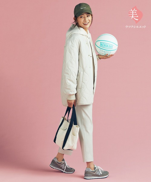 GLOBAL WORK(グローバルワーク)の「ウツクシルエットテーパードパンツ/704417(その他パンツ・レディース・ダークブラウン/スミクロ/ブラウン系その他/ブルー系その他/ネイビー/ブラック/グリーン系その他2/オレンジ系その他/グレー系その他/ブルー系その他2/ベージュ/グリーン系その他/アイボリー・X-LARGE/LARGE/MEDIUM/X-SMALL/XX-LARGE/SMALL)」の14枚目の写真