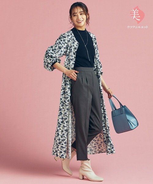 GLOBAL WORK(グローバルワーク)の「ウツクシルエットテーパードパンツ/704417(その他パンツ・レディース・ダークブラウン/スミクロ/ブラウン系その他/ブルー系その他/ネイビー/ブラック/グリーン系その他2/オレンジ系その他/グレー系その他/ブルー系その他2/ベージュ/グリーン系その他/アイボリー・X-LARGE/LARGE/MEDIUM/X-SMALL/XX-LARGE/SMALL)」の20枚目の写真