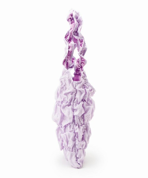 Casselini（キャセリーニ）の「【Casselini】A4・PCも収納可能◎ギャザートートバッグ 232-110513（トートバッグ・レディース・ブラック/アイボリー/パープル/ブラック系その他2/アイボリー系2/サックスブルー/オレンジ・FREE）」の13枚目の写真