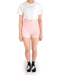 【URGE:】ハイウエスト スリム ショートパンツ