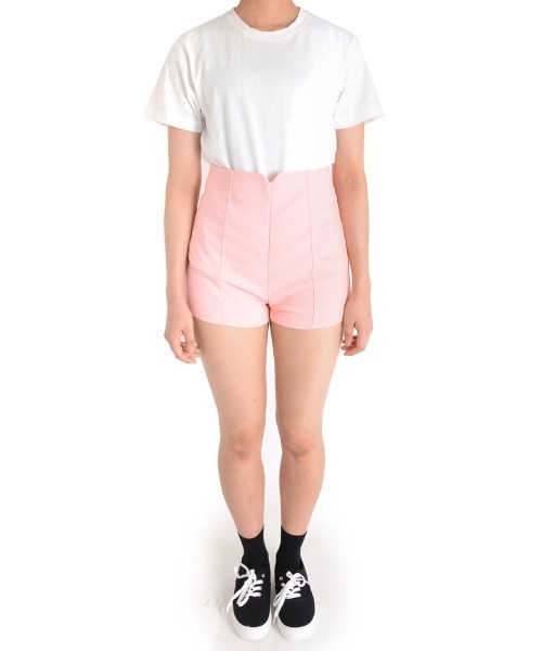 urge:(アージコロン )の「【URGE:】ハイウエスト スリム ショートパンツ(その他パンツ・レディース・ブルー/グレー/ブラック/ホワイト/ピンク・X-LARGE/MEDIUM/LARGE/SMALL)」の5枚目の写真
