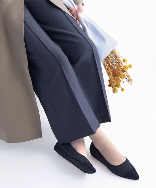 UNFILO（アンフィーロ）の「【洗える】起毛 ポインテッドパンプス（パンプス・レディース・黄土色系5/ブラウン系5/ブラック系5・4h/4/5h/5/7/6h/6）」の14枚目の写真