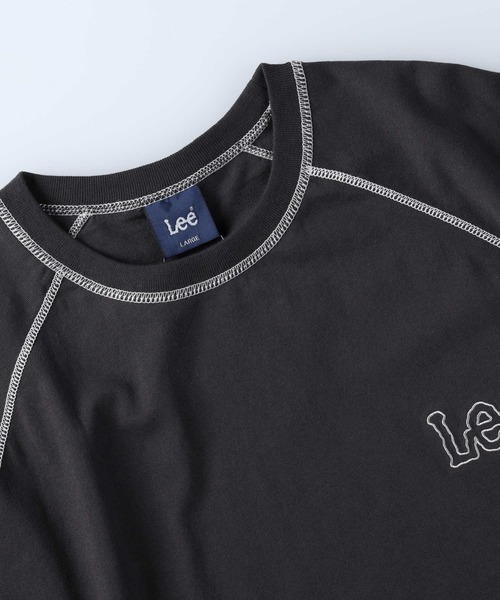 Lee（リー）の「【Lee】【Lee別注】ラグランハーフスリーブTシャツ（Tシャツ/カットソー・メンズ・ダークグレー・M/L/XL）」の7枚目の写真