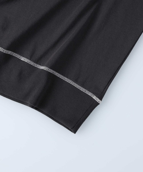 Lee（リー）の「【Lee】【Lee別注】ラグランハーフスリーブTシャツ（Tシャツ/カットソー・メンズ・ダークグレー・M/L/XL）」の5枚目の写真