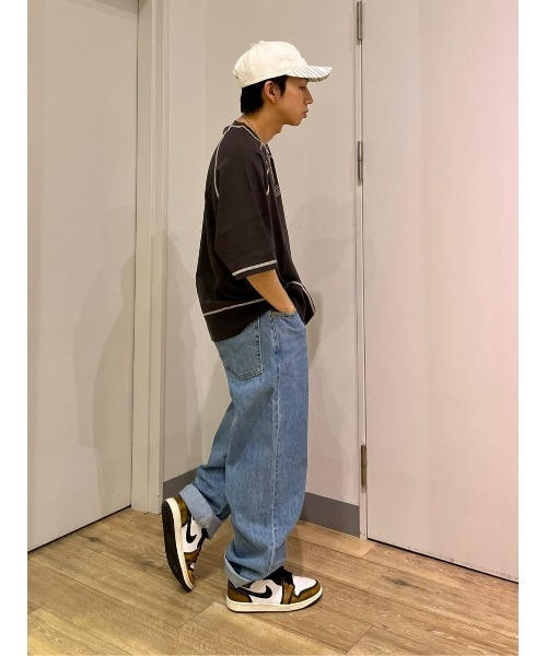 Lee（リー）の「【Lee】【Lee別注】ラグランハーフスリーブTシャツ（Tシャツ/カットソー・メンズ・ダークグレー・M/L/XL）」の3枚目の写真