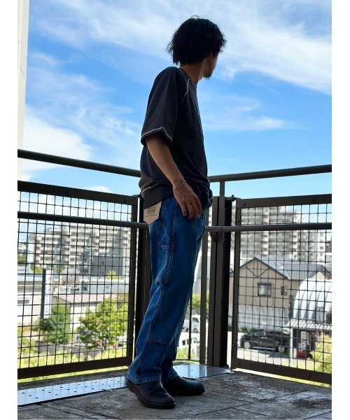 Lee（リー）の「【Lee】【Lee別注】ラグランハーフスリーブTシャツ（Tシャツ/カットソー・メンズ・ダークグレー・M/L/XL）」の10枚目の写真