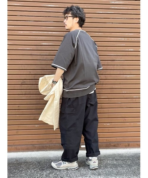 Lee（リー）の「【Lee】【Lee別注】ラグランハーフスリーブTシャツ（Tシャツ/カットソー・メンズ・ダークグレー・M/L/XL）」の15枚目の写真