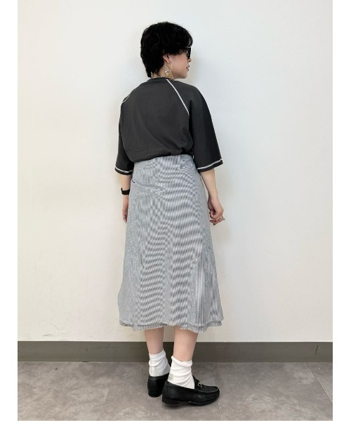 Lee（リー）の「【Lee】【Lee別注】ラグランハーフスリーブTシャツ（Tシャツ/カットソー・メンズ・ダークグレー・M/L/XL）」の18枚目の写真