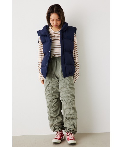 RODEO CROWNS WIDE BOWL(ロデオクラウンズワイドボウル)の「センターシャーリングパンツ(その他パンツ・レディース・ライトカーキ/ブラック・FREE)」の21枚目の写真