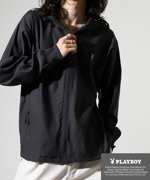 FUNALIVE(ファンアライブ)の「PLAYBOY スーパーストレッチパーカー(パーカー・メンズ・チャコール/ブラック・L/XL/M)」の10枚目の写真
