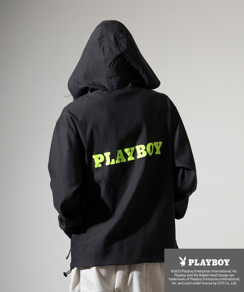 FUNALIVE(ファンアライブ)の「PLAYBOY スーパーストレッチパーカー(パーカー・メンズ・チャコール/ブラック・L/XL/M)」の12枚目の写真