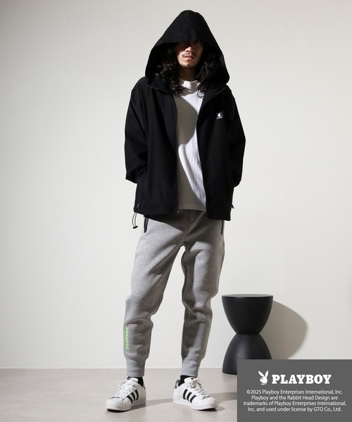 FUNALIVE(ファンアライブ)の「PLAYBOY スーパーストレッチパーカー(パーカー・メンズ・チャコール/ブラック・L/XL/M)」の7枚目の写真