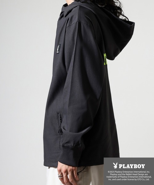 FUNALIVE(ファンアライブ)の「PLAYBOY スーパーストレッチパーカー(パーカー・メンズ・チャコール/ブラック・L/XL/M)」の16枚目の写真