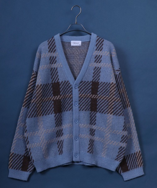 ANPAS（アンパス）の「Total Pattern  Shaggy Knit Cardigan/総柄 シャギー ニット カーディガン（カーディガン/ボレロ・メンズ・ホワイト系その他/ベージュ系その他/グリーン系その他/ブラウン系その他/イエロー系その他/グレー系その他/ブラック系その他2/ブラック系その他/ブルー系その他3/ブルー系その他/ブルー系その他2/グリーン系その他2/ブラック系その他3/グレー系その他3/グレー系その他2/ブルー系その他5/ブルー系その他4/ベージュ系その他2/ブラック系その他4・M/L/LL）」の17枚目の写真