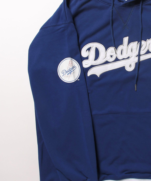 MLB(メジャーリーグベースボール)の「【MLB】リブラインパーカー/メンズ(パーカー・メンズ・グリーン/グレー/ブラック/オフホワイト/ブルー・LL/L/M)」の8枚目の写真