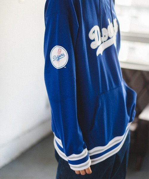 MLB(メジャーリーグベースボール)の「【MLB】リブラインパーカー/メンズ(パーカー・メンズ・グリーン/グレー/ブラック/オフホワイト/ブルー・LL/L/M)」の20枚目の写真