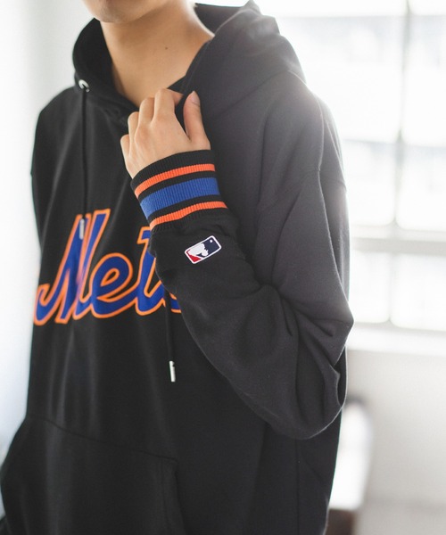 MLB(メジャーリーグベースボール)の「【MLB】リブラインパーカー/メンズ(パーカー・メンズ・グリーン/グレー/ブラック/オフホワイト/ブルー・LL/L/M)」の21枚目の写真