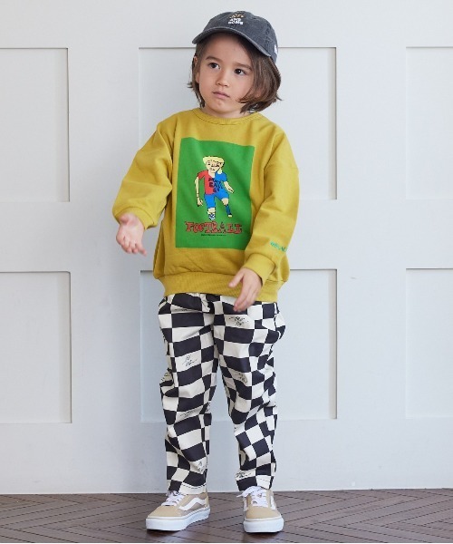 MARKEY'S（マーキーズ）の「【MIRACLE-KUN/ミラクルくん】別注プリントトレーナー（80～150cm）（スウェット・キッズ・オフホワイト/チャコール/ホワイト系その他/グリーン/オレンジ/グレー系その他/ブラック/マスタード/パープル/ブルー・80/90/95/100/110/130/140/150/120）」の22枚目の写真