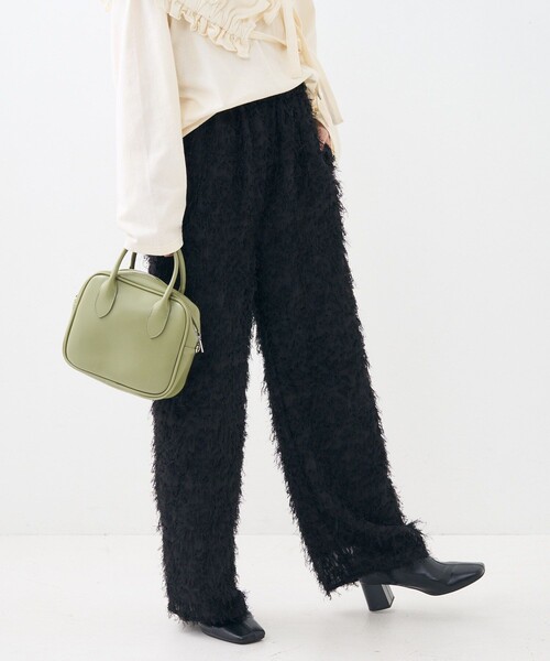 FREAK'S STORE（フリークスストア）の「フェザリー パンツ/イージーパンツ（その他パンツ・レディース・ブラック/オフホワイト・ﾌﾘ-）」の14枚目の写真