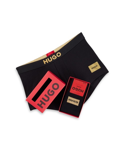 【セール】HUGOロゴ ボクサーパンツ＆ソックス ギフトセット（その他アンダーウェア/インナー）｜HUGO（ヒューゴ）