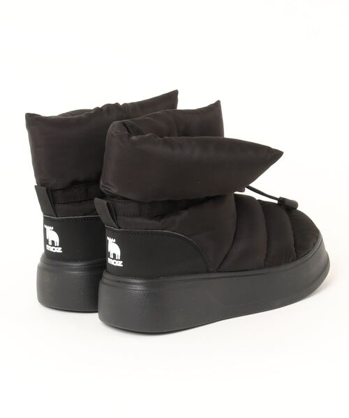 moz（モズ）の「moz(モズ) パデット (はっ水)ドロストショートブーツ（ブーツ・レディース・ホワイト/ベージュ/ブラック・LL/M/L/S）」の4枚目の写真