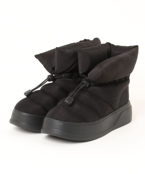 moz（モズ）の「moz(モズ) パデット (はっ水)ドロストショートブーツ（ブーツ・レディース・ホワイト/ベージュ/ブラック・LL/M/L/S）」の8枚目の写真