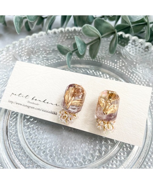 tone(トーン)の「【PetitBonheur accessories】2way tuiokuピアス(MA)(ピアス(両耳用)・レディース・ゴールド・FREE)」の2枚目の写真