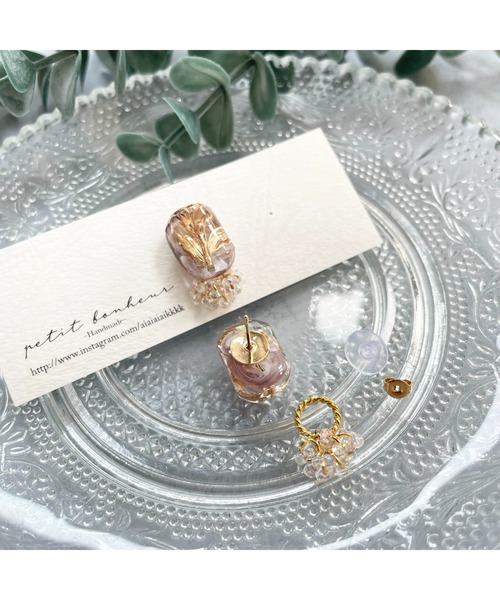 tone(トーン)の「【PetitBonheur accessories】2way tuiokuピアス(MA)(ピアス(両耳用)・レディース・ゴールド・FREE)」の3枚目の写真
