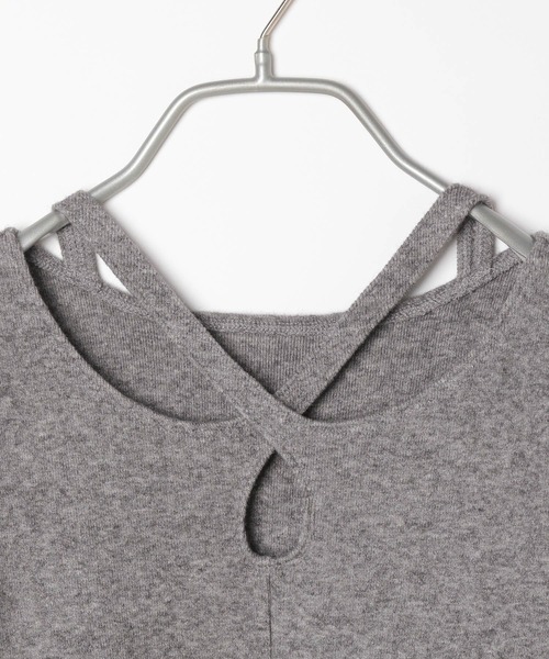 Heather（ヘザー）の「クロスネックカットソー　987352（Tシャツ/カットソー・レディース・ブラック/グレー/ピンク・FREE）」の12枚目の写真