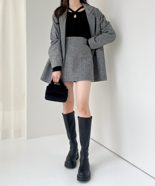 Heather（ヘザー）の「クロスネックカットソー　987352（Tシャツ/カットソー・レディース・ブラック/グレー/ピンク・FREE）」の17枚目の写真