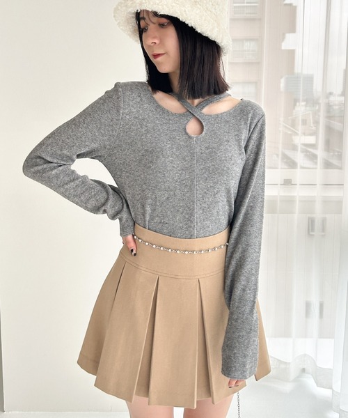 Heather（ヘザー）の「クロスネックカットソー　987352（Tシャツ/カットソー・レディース・ブラック/グレー/ピンク・FREE）」の20枚目の写真