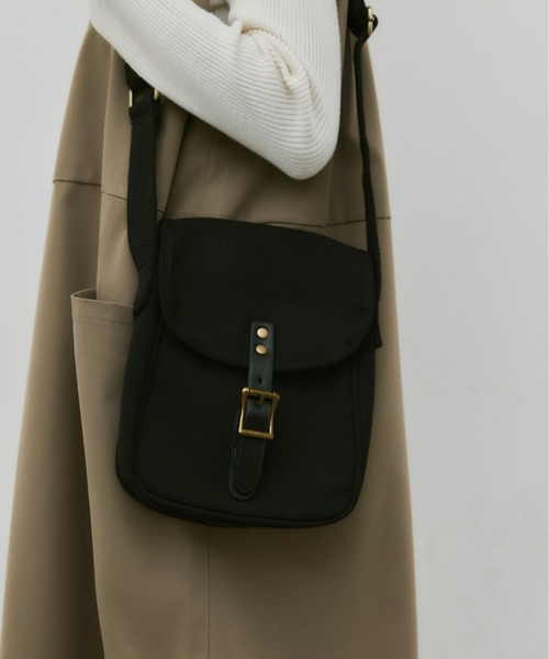 Libra Cue（リブラ キュー）の「ポストマンミニショルダー（ショルダーバッグ・レディース・ブラック/アイボリー・FREE）」の15枚目の写真