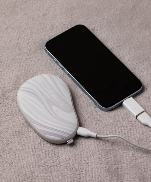 BIRTHDAY BAR（バースデイバー）の「smaly Hand Warmer カイロ（生活家電・レディース・グレイッシュブルー/ピンクベージュ/ベージュ/グレー・フリー）」の2枚目の写真