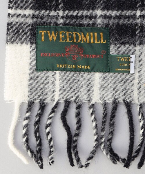 FREAK'S STORE(フリークスストア)の「限定展開 TWEED MILL/ツイードミル 別注PURE NEW WOOL マフラー(マフラー・レディース・イエロー/オフホワイト/グリーン/チャコールグレー/レッド/オレンジ・ONE SIZE)」の11枚目の写真